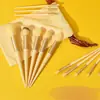 13 brochas de maquillaje aptas para blanco leche verde cuatro estaciones color latte brocha para polvos corrector de contorno sombra de ojos gusano de seda acostado set