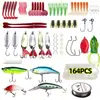 Set de Señuelos, Señuelos para Pesca, Señuelos Artificiales, Spinner para Pesca, Señuelos Blandos, Señuelo Rana de Superficie, Set Completo de Señuelos