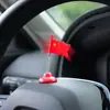 Enfeites de Bandeira Vermelha para Carro, Bandeirinhas Vermelhas Pequenas para Carros, Bandeiras Vermelhas de Cinco Estrelas, Decorações de Interior de Console Central de Alta Qualidade