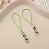 Fecho de Lagosta Colorido Cordão para Celular Acessórios para Joias DIY Pingente de Boneca Corda Chaveiro Artesanal Material de Corda para Celular