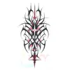 Pegatinas de Tatuaje Temporales de Flor Nueva de Colores para Brazo Transfronterizas, Rosa Roja Grande, Impermeables y a Prueba de Sudor, Pegatinas Temporales Desechables, Flores Realistas