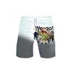 Verano AliExpress nuevo japonés difuso pequeño mar 3D impresión a color shorts casuales pantalones de playa