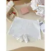 A274 # Calzoncillos tipo bóxer con estampado de nube y leche para mujer, Algodón puro Antibacteriano Cintura media Ropa interior para adolescentes 10A.