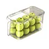 Caja de Almacenamiento para Refrigerador de Grado Alimenticio, Caja para Mantener Fresco, Organizador de Frutas y Verduras para Cocina, Solución de Almacenamiento Especial para Huevos Congelados y Empanadillas