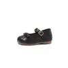 Zapatos bajos de una sola pieza dulces para niños, nuevo estilo primavera y otoño 2026, zapatos de cuero para bebé, versátiles y a la moda con suela blanda, zapatos de princesa