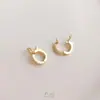 Fechos de Pingente Atacado Cor Dourada 14K Conserva Cor Conectores de Colar Ajustáveis Fechos para Pendurar Pérolas DIY Fechos de Ponta para Joias