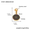 Pulseira Ins Cubo de Açúcar Esmalte de Aço Inoxidável Zircônia Peixe Pequeno Colorido Moda Versátil Joia Banhada a Ouro Real 18K