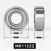 Rodamiento de Acero Inoxidable Mr115Zz Mr115-2Rs 5*11*4 L-1150 para Palo de Masaje y Modelo de Avión