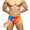 Bañador triangular con copa de rayas arcoíris para hombre de JESSBORN, bañador deportivo sexy de moda para playa y spa.