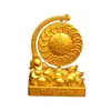 Adorno de sapo de oro para dropshipping que gira para atraer riqueza y traer buena fortuna, un adorno de escritorio auspicioso para el hogar de estilo tradicional chino, regalo