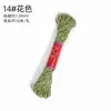 Hilo de Algodón Retorcido a Mano Estilo Xizang 10m / Pulsera de Borla Tejida a Mano con Cuentas, Cordón de Algodón No Elástico