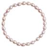 Pulsera de cuerda elástica de cuentas de mijo de perlas de agua dulce naturales no se desvanece nicho super hada todo-combinable accesorios de pulsera de perlas
