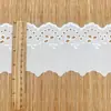 Encaje Bordado con Hilo de Algodón y Tejido de Algodón, Productos de Bordado Perforado Solubles en Agua, Accesorios de Adorno de Encaje Peinado para Dobladillo de Vestido Infantil