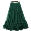 Saia Tutu de Balanço Grande Moda Malha Doce Renda Cogumelo Forma A 8023