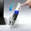 Venta Directa de Fábrica Revistero Transparente de 3 Compartimentos en Forma de L Estante de Almacenamiento de Tarjetas de Presentación para Escritorio de Oficina Exhibidor de Folletos Acrílico