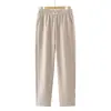 Nuevos Pantalones Largos de Otoño para Mujeres de Mediana Edad y Mayores, Pantalones Casuales de Lana Holgados de Cintura Alta Tallas Grandes para Madres