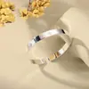 Pulsera Nueva de Trébol de Cuatro Hojas Abierta Moda para Mujer Pequeña Fresca Nicho Simple Versátil Joyería de Gama Alta Regalo