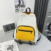 Estilo K de Mochila Ligera de Nicho, Gran Capacidad, Combinación de Colores, Bolso Escolar de Estudiante de Moda, Bolso Casual Repelente al Agua para Pareja