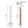 Xiongwei 21 cremallera y piñón cremallera vela varilla cera PC molde para velas raya vertical doble propósito cremallera vela molde acrílico