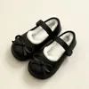 Sapatos de Pelúcia Mary Jane Princesa para Meninas Outono Inverno Jardim de Infância Menina Sola Macia Laço Fecho Mágico Pantufas Quentes