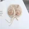 Orelheiras de Veludo Espessado Desenho Animado Fofo para Bebê Proteção Auricular Outono e Inverno Proteção Auricular para Crianças ao Ar Livre Bolsas de Orelha para Proteção Auricular