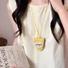 Sencillo Portalápices de Cuero Largo Extraíble Estilo Coreano con Clip Magnético Multifuncional de Cuero para Gafas de Sol Collar