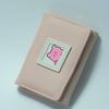 Nueva billetera pequeña simple con sentido de diseño nicho para estudiantes, estilo coreano fresco, tarjetero plegable mini monedero para mujeres