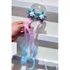 Peruca Infantil Little Pony com Tranças e Mechas, Acessórios de Cabelo Estrela de Desenho Animado Fofos para Meninas, Presilhas para Cabelo Cacheado