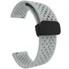 Adequado para Relógio Samsung/Huawei/Xiaomi Malha Respirável Dobrável Fivela Magnética Pulseira de Silicone 20/22mm