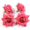 Veludo Artesanal Simulado Flor Rosa Cabeça Flor Corsage Cabeça Acessórios de Cabelo Adereços de Fotografia Decoração de Casamento Materiais DIY