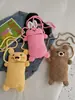 Bolsas Infantis de Crochê Desenho Animado Engraçadas Bolsas de Ombro para Meninas Para Sair Bolsas Transversais Fofas Mochilas Infantis Ultraleves