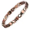 Pulsera Magnética de Cobre Rojo Antigua Más Vendida Transfronteriza, Pulsera Ajustable Creativa en Forma de Corazón, Exclusivamente para Ventas Transfronterizas