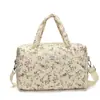 Bolsa de Mamá Transfronteriza Moda Coreana Floral Pequeña de Gran Capacidad Bolsa para Madre y Bebé Portátil de Hombro Multifuncional Bolsa de Mamá