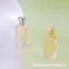 Modelo Mais Vendido em Estoque Frasco de Perfume Quadrado Plano Transparente de 50ml Baioneta Frasco de Perfume Cosmético Tipo Push Frasco Spray