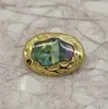 Botões Metálicos de Concha Oval para Tops Estilo Chanel, Ternos, Casacos, Suéteres, Roupas de Exterior, Botões Costurados à Mão, Acessórios, Botões