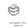 Anillo Minimalista de Acero Inoxidable de Alta Gama Europeo y Americano Transfronterizo con Líneas Geométricas, Estilo Fresco, Chapado en Oro, Anillo de Acero de Titanio que No se Desvanece