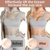 Bestseller transfronterizo: Protectores mamarios triangulares autoadhesivos para pechos grandes, insertos de bikini transpirables, protectores mamarios engrosados para hacer que los pechos pequeños se vean más grandes