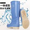 2026 Nuevas Botas de Lluvia de Moda Transfronterizas para Mujer Botas de Lluvia de Caña Alta para Mujer Antideslizantes Impermeables PVC Zapatos de Agua para Mujer Venta al por Mayor