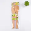 Espátula de bambú para el hogar transfronteriza para sartenes antiadherentes, utensilios de cocina especiales para uso doméstico, juego de cuatro piezas que incluye espátula, cuchara para arroz, cuchara para sopa y cuchara de madera de bambú, en stock