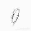 Anillo de Plata de Ley 999 Anillo de Mejor Amigo para Pareja Nicho Lujo Ligero Propuesta de Matrimonio Día de San Valentín Regalo de Cumpleaños para Novia