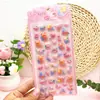 Adesivos de Alívio Estéreo 3D Transfronteiriços Papel Fofo Desenho Animado Adesivos de Decoração para Diário Infantil Adesivos Criativos para Celular Atacado