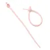 Corbata de Calabaza de Silicona de Doble Agujero Colorida Corbata Multifuncional de Aproximadamente 20 cm de Largo Accesorios Hechos a Mano para DIY Paquete de Materiales para Llaveros