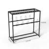 Suporte de armazenamento de mesa para esgrima, suporte para equipamento de espada, cabeça, capacete, protetor facial, posicionamento, suporte para itens de espada