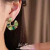 Pendientes vintage de plata con diamantes, forma ovalada de gota de agua, estilo retro, sensación de lujo ligero y alta gama