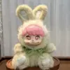 Muñeco de Peluche Conejito Pequeño Juguete de Vinilo Bolso con Forma de Corazón Girly Colgante Llavero Regalo para Mejor Amiga Lindo Accesorio de Mochila