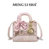 2026 Nuevo Bolso de Mano de Moda Bordado Estilo Lady Diana Versátil Gran Capacidad Hombro Cruzado Tote Bolso de Mujer