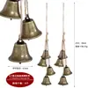 Nuevo set DIY de campana navideña pintada, divertida decoración navideña para el hogar, colgante de campana en combinación de tres colores