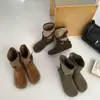 Nuevas Botas Vaqueras Retro Occidentales Otoño/Invierno 2026 para Mujer, Botas de Media Caña con Tacón Grueso y Hebilla, Botas de Jinete, Botas Cortas para Motocicleta