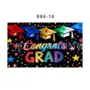 Nuevos Banners de Temporada de Graduación, Fondo Decorativo de Graduación, Banners y Banderas para Toma de Fotos en Fiestas al Aire Libre