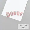 Nova Entrada Luxo Simples Estampagem a Quente Prata Puro Desejo Adesivo para Unhas com Laço 6 Cores Combinam com Tudo Coração de Menina Adesivo Autoadesivo Preto e Branco